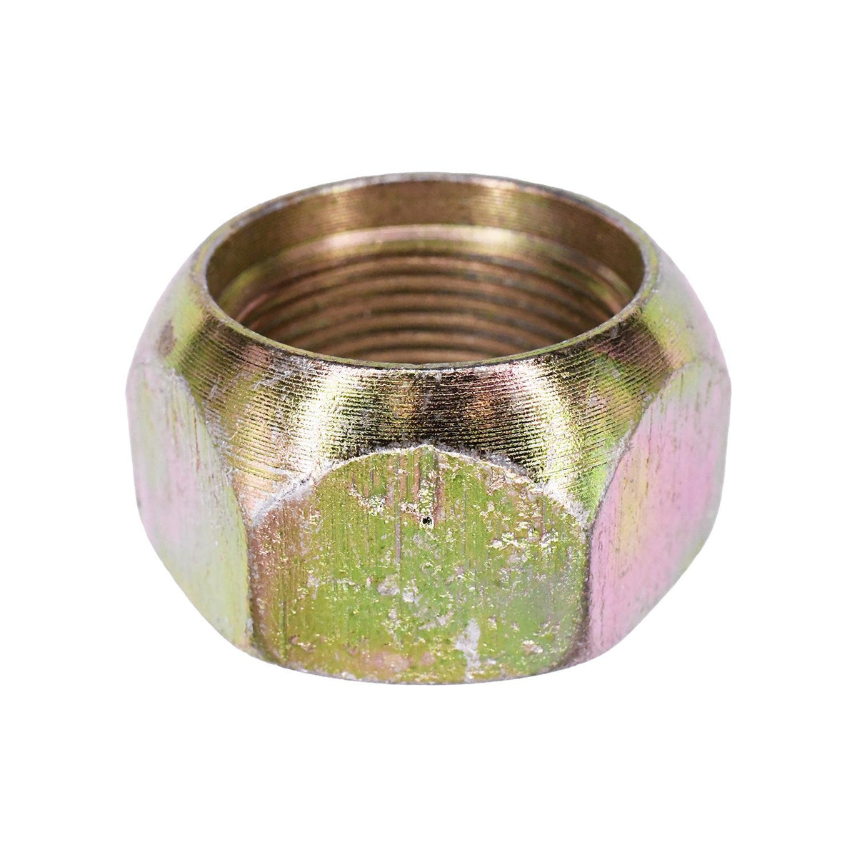 1-1/8"-16 RH Outer Standard Cap Nut Right Hnd, Zinc