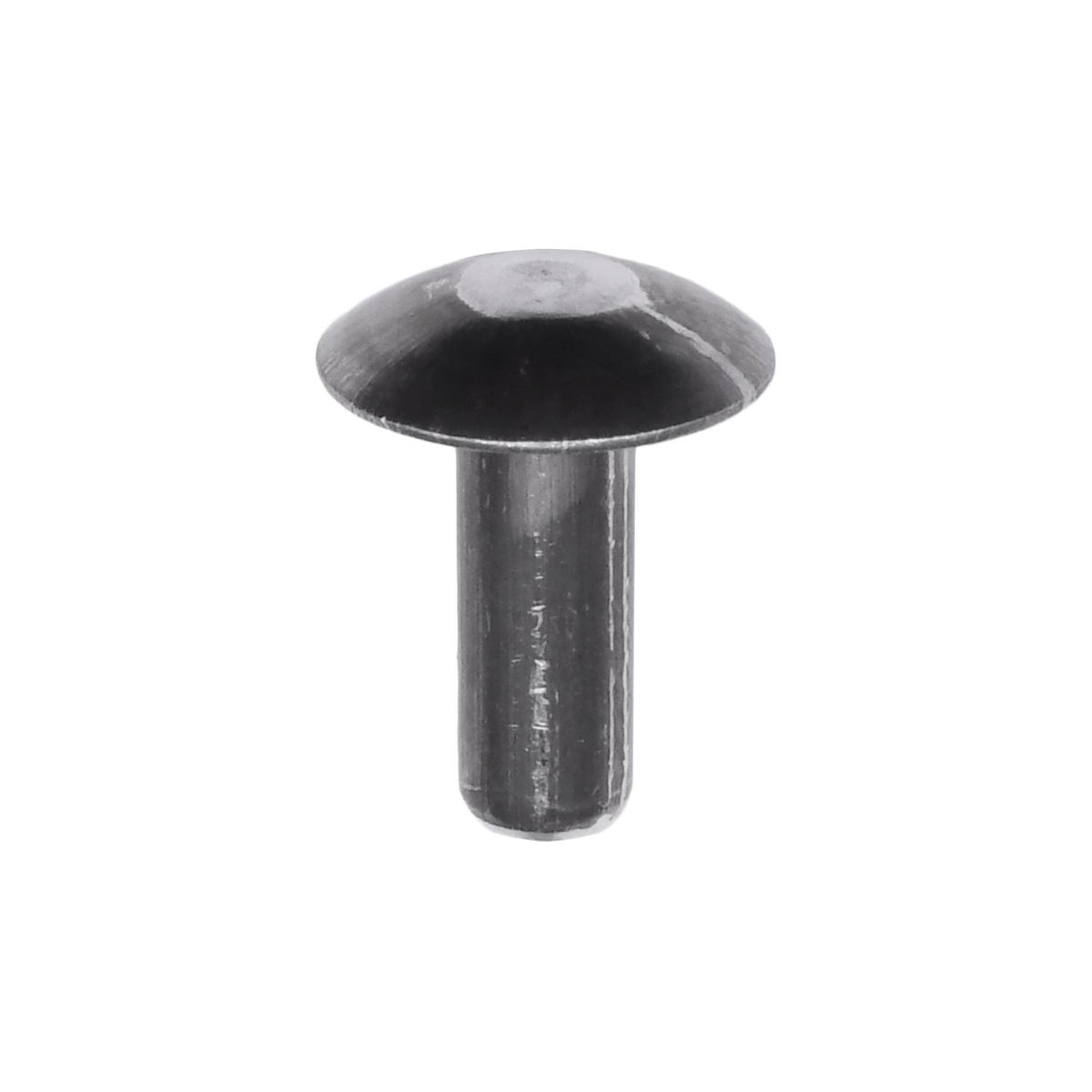 1/2" Aluminum Brazier Head Solid Rivet, 15/32" Head