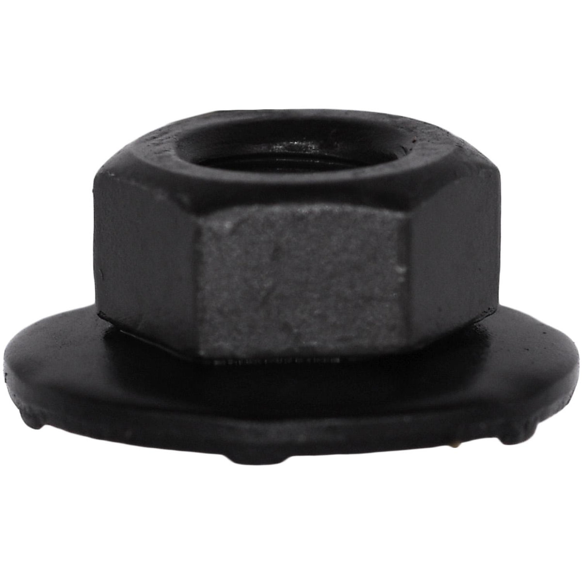 M6-1.0 Free Spinning Washer Nut, 16mm Washer, Phosphate, Toothed