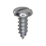 #6x3/8" Slotted Pan Head Tapping Screw, Type A/AB, Zinc Chromate
