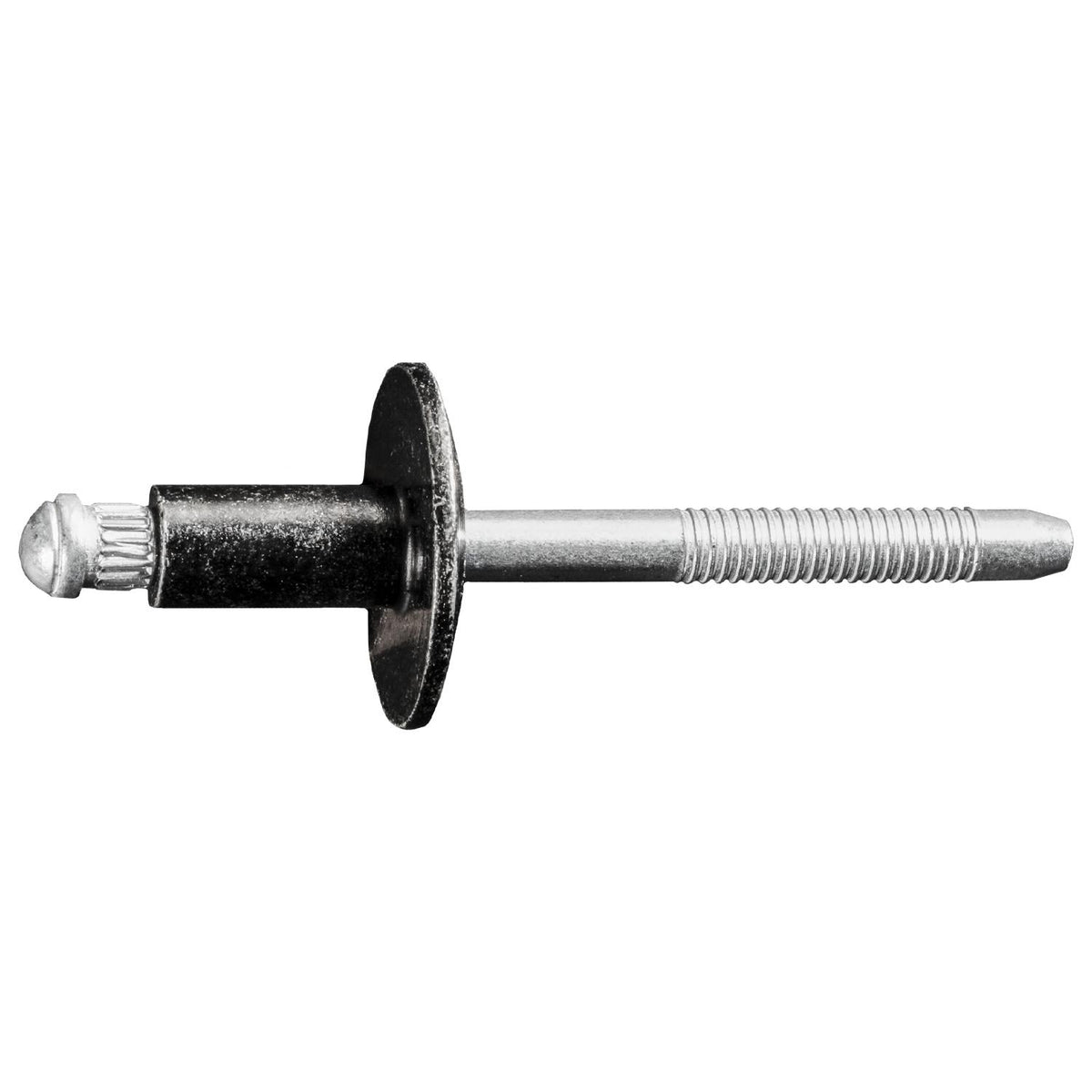 1/4" Special Rivet, 1/8"-1/4" Grip, Black Steel Body, Steel Mandrel, 3/4"