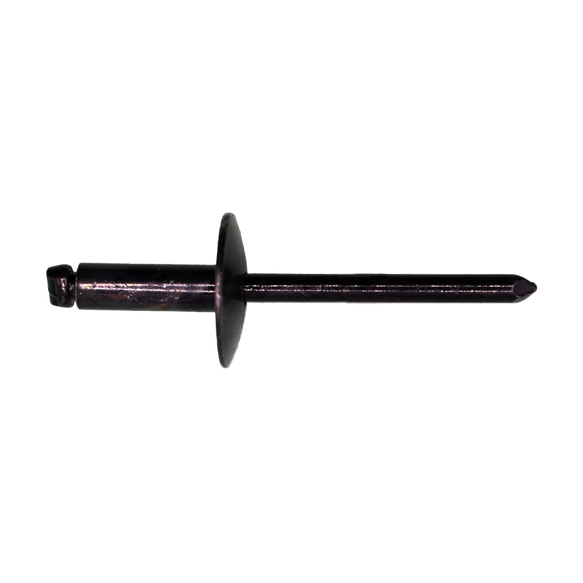 3/16" Specialty Rivet, 1/4"-3/8" Grip, Black Steel Body, Steel Mandrel