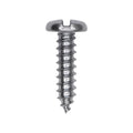 #10x3/4" Slotted Pan Head Tapping Screw, Type A/AB, Zinc Chromate