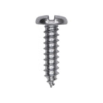 #10x3/4" Slotted Pan Head Tapping Screw, Type A/AB, Zinc Chromate