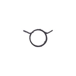 3/8" Spring Action Hose Clamp, Phosphate & Black Paint