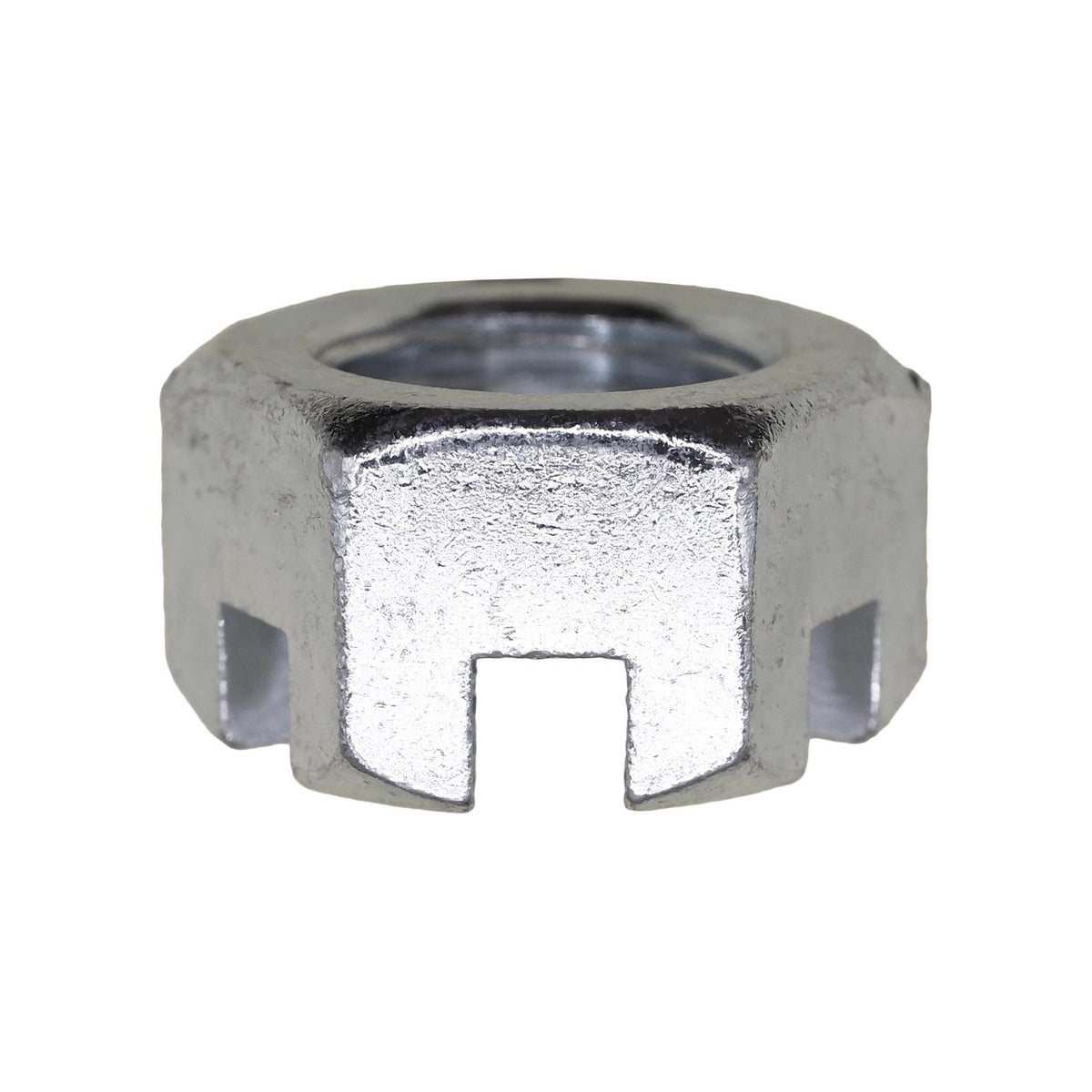 5/8"-18 Slotted Finished Hex Nuts Sae, Zinc