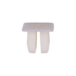 #6 White Nylon Headlight Bezel Nut