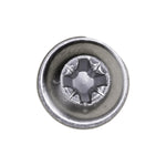 M4.2-1.41x12mm Phillips Pozi Truss Head Type 1A Drive Washer Tapping Screw, Type A/AB, 10mm Washer, Chome