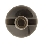 1/2"x7/8" Brown Push-Type Retainer with Open End, 1" Head