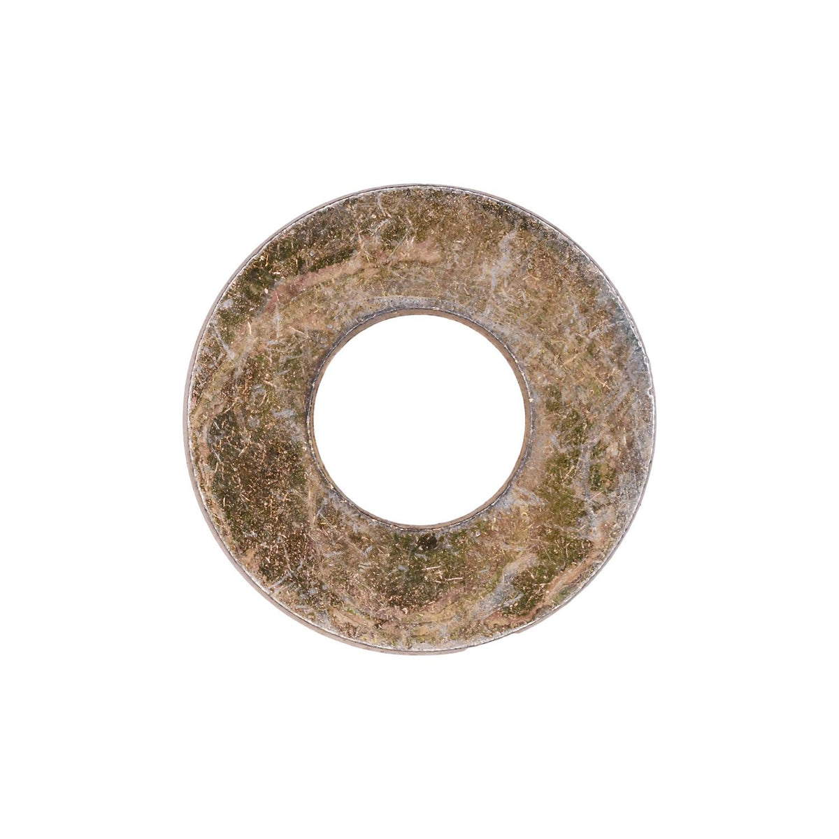 3/8" USS High Strength Washer, 7/16" ID, 1" OD, Yellow Zinc Dichromate