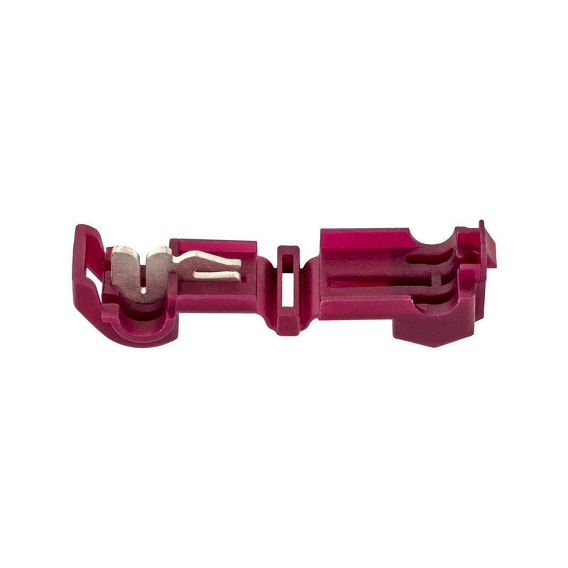 Red Self-Stripping Connector Electrical T-Tap 22-18 Gauge