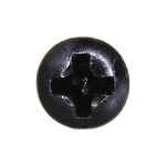 #6x1" Phillips Oval Head Tapping Screw Oxide, Type A/AB, Black Oxide