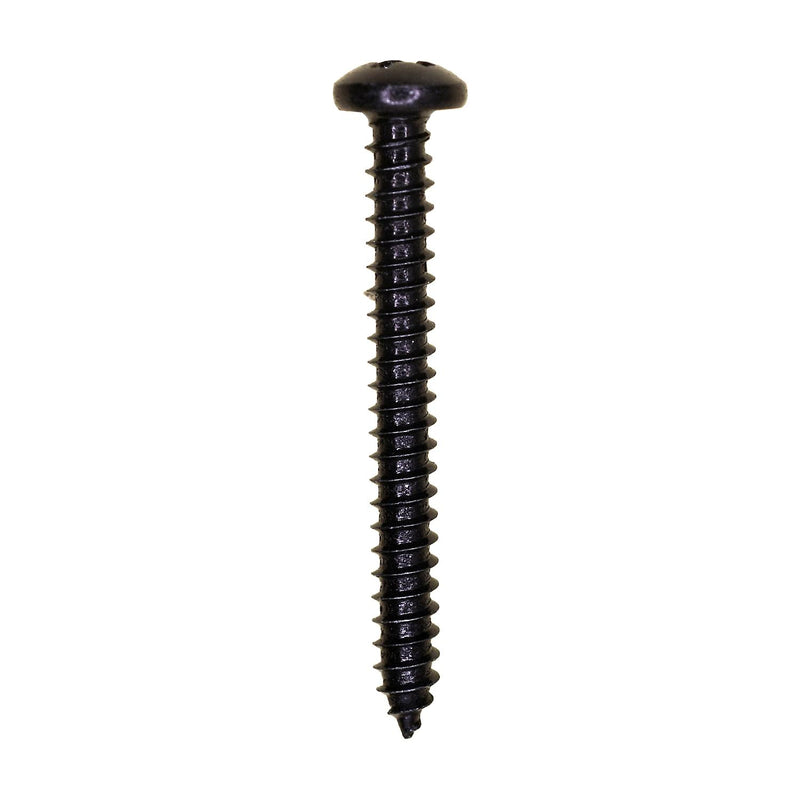 #8x1-1/2" Phillips Pan Head Tapping Screw Oxide, Type A/AB, Black Oxide