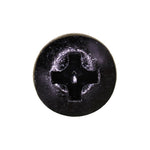 #8x1-1/2" Phillips Pan Head Tapping Screw Oxide, Type A/AB, Black Oxide