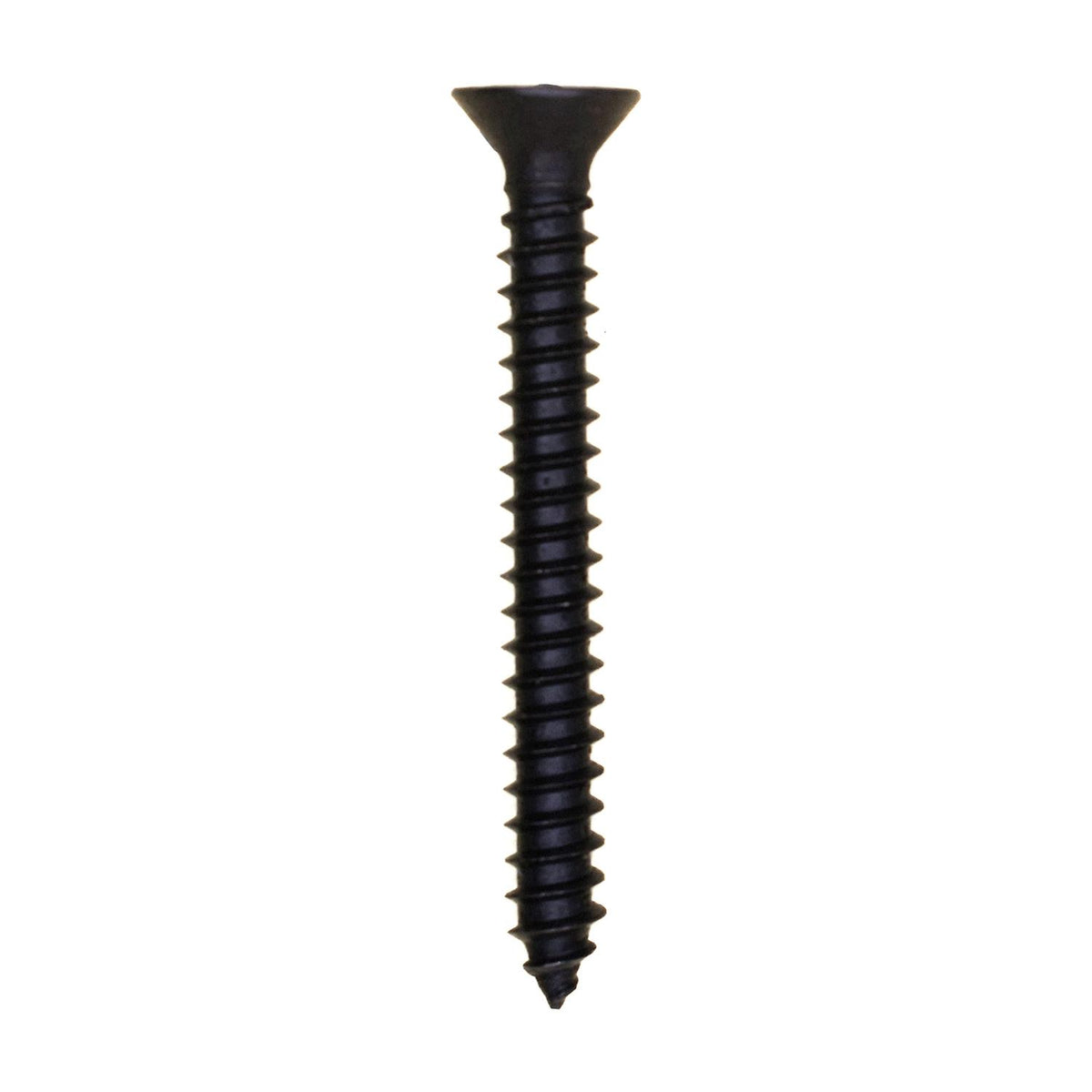 #8x1-1/2" Phillips Flat Head Tapping Screw Oxide, Type AB, Black Oxide