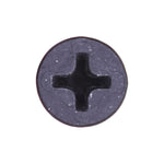 #8x1-1/2" Phillips Flat Head Tapping Screw Oxide, Type AB, Black Oxide