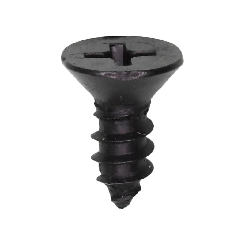 #10x1/2" Phillips Flat Head Tapping Screw Oxide, Type AB, Black Oxide