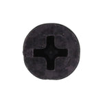 #10x1/2" Phillips Flat Head Tapping Screw Oxide, Type AB, Black Oxide