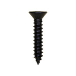 #10x1" Phillips Flat Head Tapping Screw Oxide, Type AB, Black Oxide