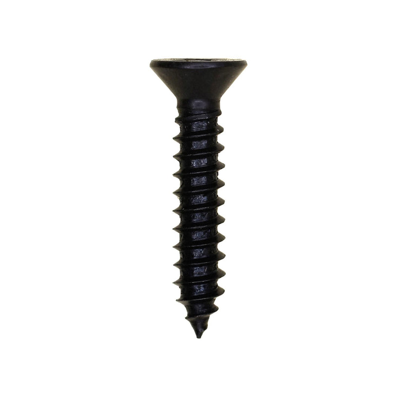 #10x1" Phillips Flat Head Tapping Screw Oxide, Type AB, Black Oxide