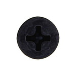 #10x1" Phillips Flat Head Tapping Screw Oxide, Type AB, Black Oxide