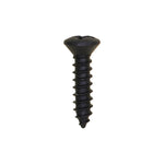 #4x1/2" Phillips Oval Head Tapping Screw Oxide, Type A/AB, Black Oxide