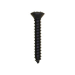 #4x3/4" Phillips Oval Head Tapping Screw Oxide, Type A/AB, Black Oxide