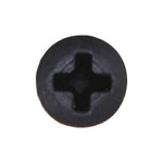 #4x3/4" Phillips Oval Head Tapping Screw Oxide, Type A/AB, Black Oxide