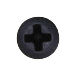 #4x1" Phillips Oval Head Tapping Screw Oxide, Type A/AB, Black Oxide