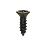#4x3/8" Phillips Flat Head Tapping Screw Oxide, Type AB, Black Oxide