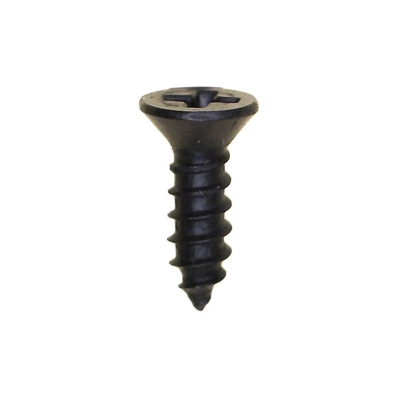 #4x3/8" Phillips Flat Head Tapping Screw Oxide, Type AB, Black Oxide