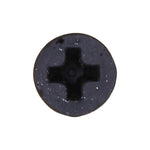 #4x3/8" Phillips Flat Head Tapping Screw Oxide, Type AB, Black Oxide