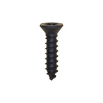 #4x1/2" Phillips Flat Head Tapping Screw Oxide, Type AB, Black Oxide
