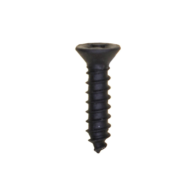 #4x1/2" Phillips Flat Head Tapping Screw Oxide, Type AB, Black Oxide