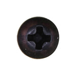 #4x1/4" Phillips Pan Head Tapping Screw Oxide, Type A/AB, Black Oxide