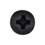 #4x1/2" Phillips Pan Head Tapping Screw Oxide, Type A/AB, Black Oxide