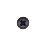 #4x3/4" Phillips Pan Head Tapping Screw Oxide, Type A/AB, Black Oxide