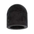 1/2" Black EPDM Rubber Vacuum Cap
