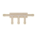 Nylon 5 Way Tee Connector All Ends