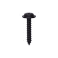 #6x3/4" Phillips Truss Head Flat Washer Tapping Screw, Type A/AB, Black Oxide