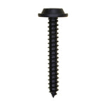 #6x1" Phillips Truss Head Flat Washer Tapping Screw, Type A/AB, Black Oxide