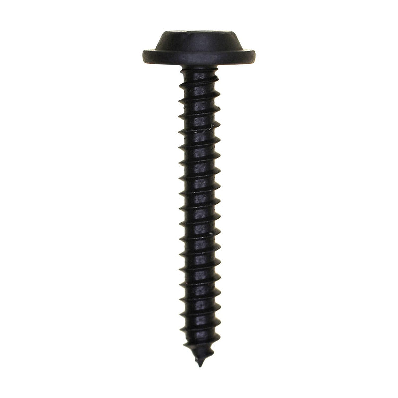 #6x1" Phillips Truss Head Flat Washer Tapping Screw, Type A/AB, Black Oxide