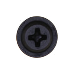 #6x1" Phillips Truss Head Flat Washer Tapping Screw, Type A/AB, Black Oxide