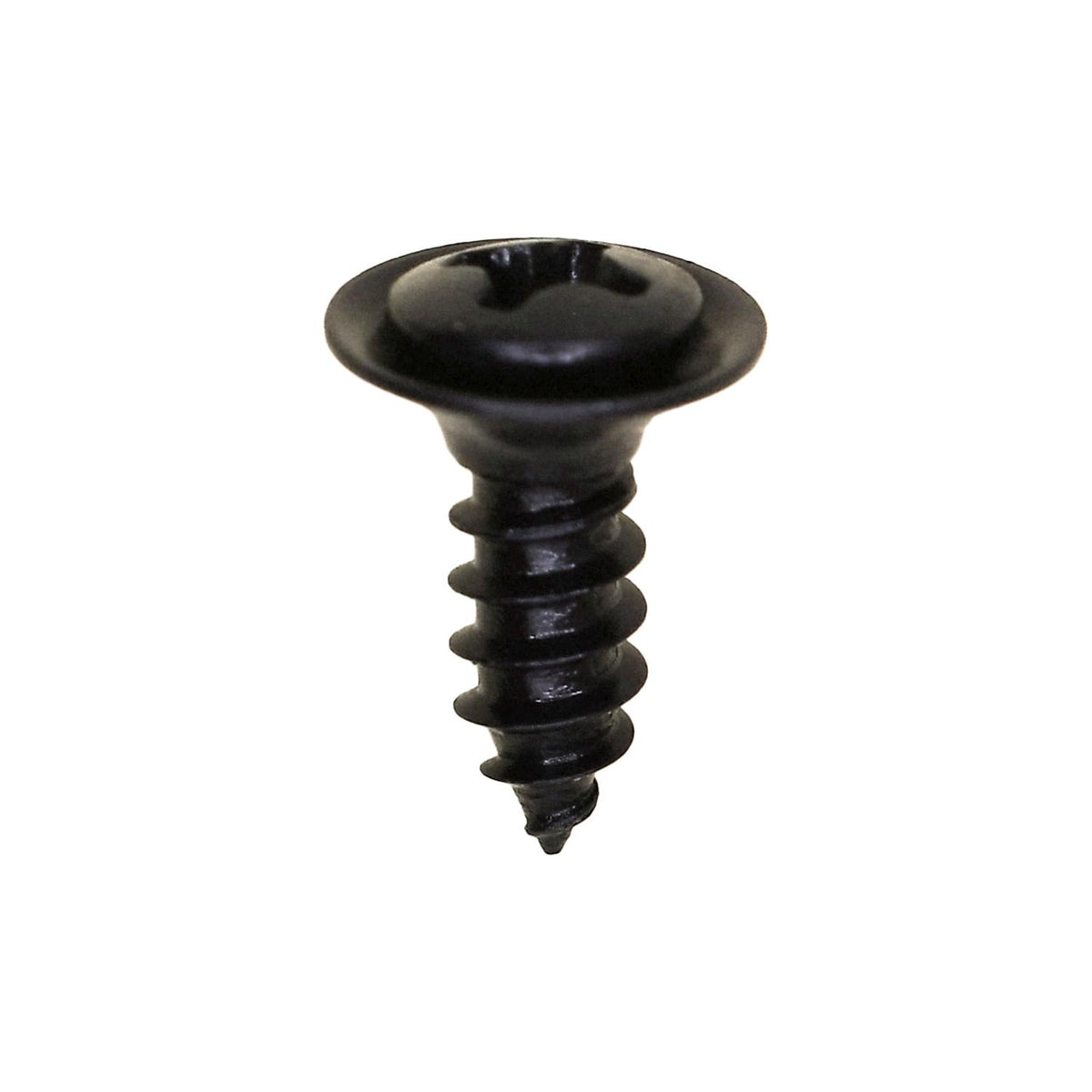 #8x1/2" Phillips Oval Head SEMS Screw, Type A/AB, Black Oxide