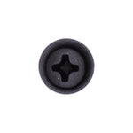 #8x1" Phillips Oval Head SEMS Tapping Screw, Type A/AB, Black Oxide, #6