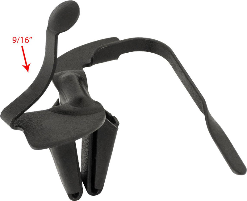 3/8" Black Molding Fastener, Metal