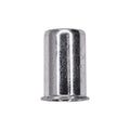 #10-32 Thin Sheet Nutsert Sae, 0.20"- 0.130" Grip, Zinc, 0.280" Barrel Diam, 9/32" Drill Size, Steel