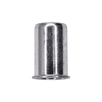 #10-32 Thin Sheet Nutsert Sae, 0.20"- 0.130" Grip, Zinc, 0.280" Barrel Diam, 9/32" Drill Size, Steel
