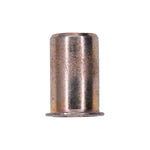 M4-0.7 Metric Thin Sheet Nutsert, 0.508mm - 2.03mm Grip, Yellow Zinc Chromate