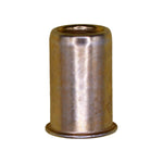 M5-0.80 Metric Thin Sheet Nutsert, 0.508mm - 3.30mm Grip, Zinc, 7.11mm Max., 9/32" Drill Size, Steel
